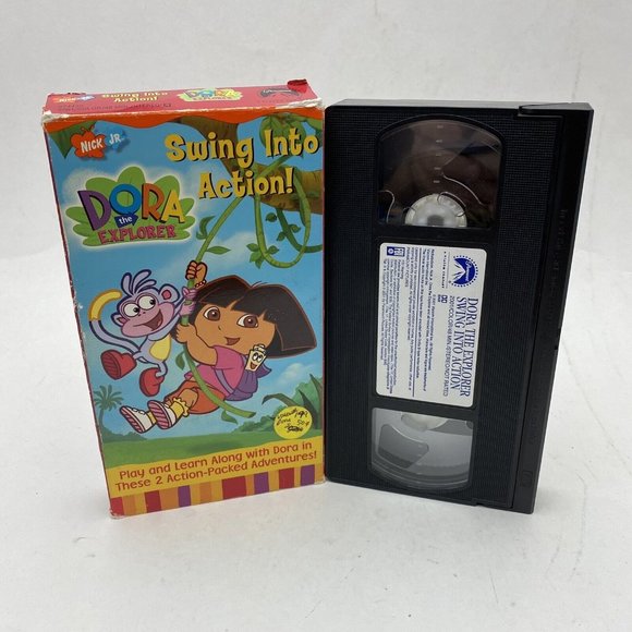 Dora the Explorer Swing Into Action VHS Tape 2001 - Picture 1 of 1